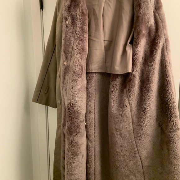 Double lining heavy trench coat with belts sears - Picture 8 of 15